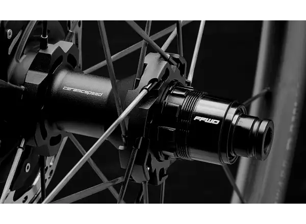 FFWD RAW CS 33 silniční vypletená kola Glossy Black