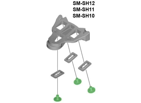 Shimano fixační šrouby pro PD-R9100