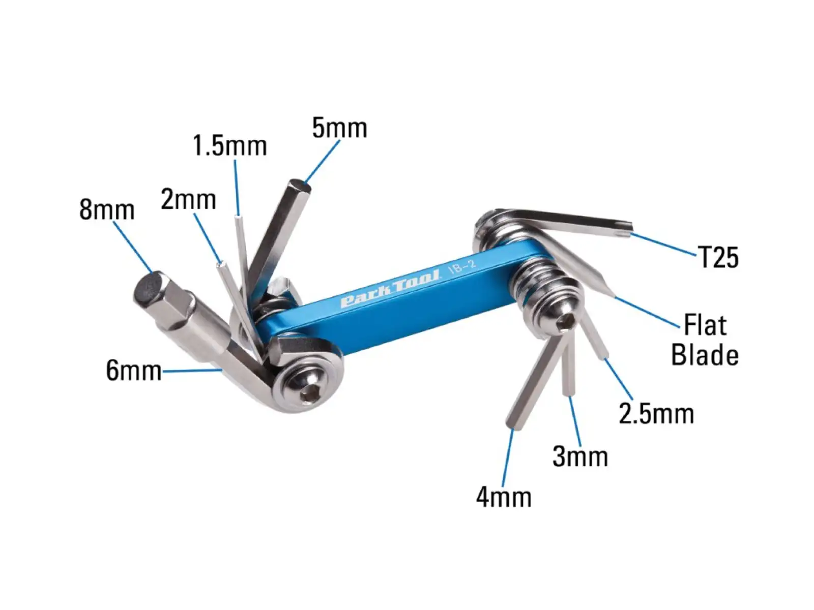 Park Tool IB-2 multiklíč I-Beam 10 funkcí