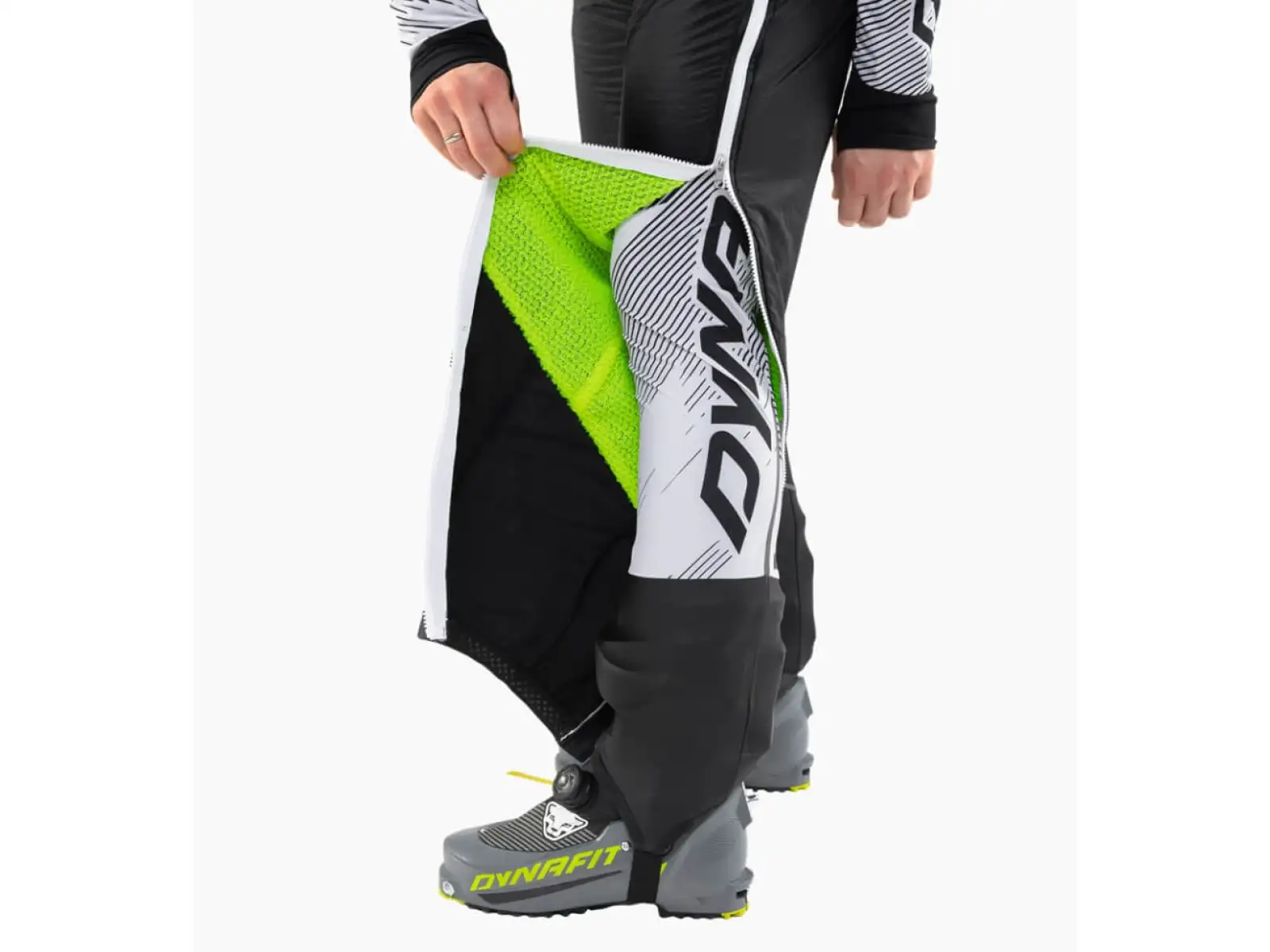 Dynafit DNA Polartec Alpha unisex kalhoty black out nimbus