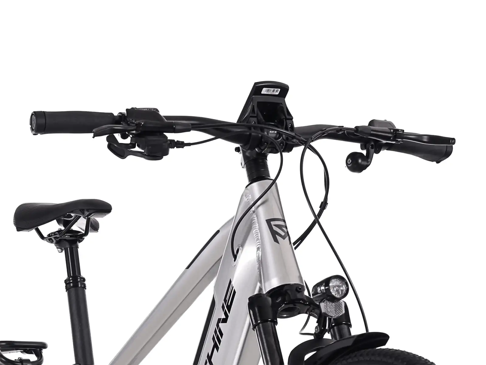 Rock Machine eSTORM 70 TOUR horské elektrokolo Gloss Silver/Black/Grey