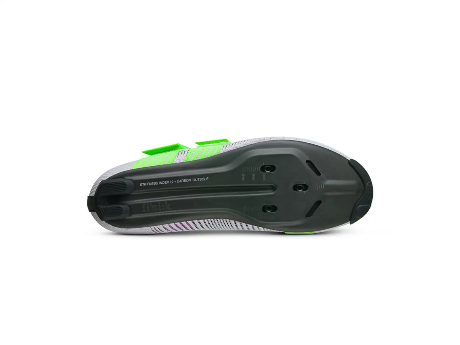Fizik Vento Powerstrap Aeroweave silniční tretry Light Violet/Neon Green