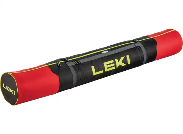 Leki Cross Country Ski Bag vak na lyže bright red/black/neon yellow vel. 210 cm