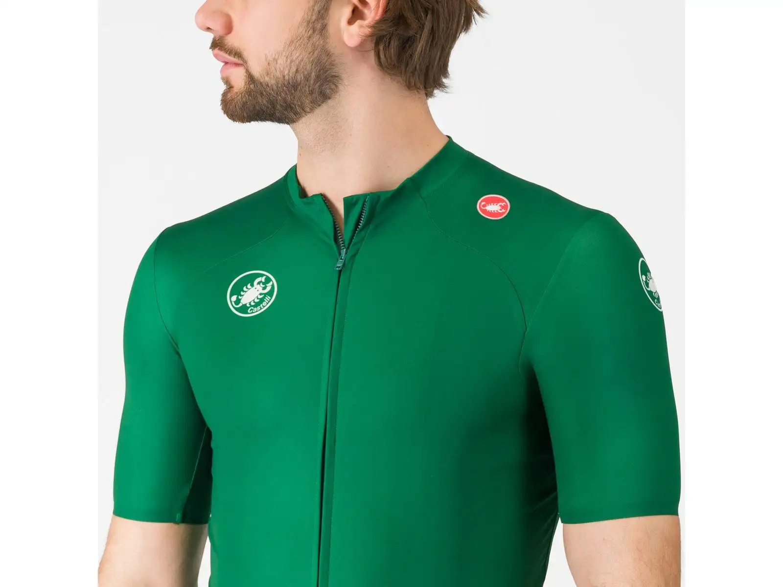 Castelli Vintage Giro d'Italia pánský dres krátký rukáv Verde Verdeggiante