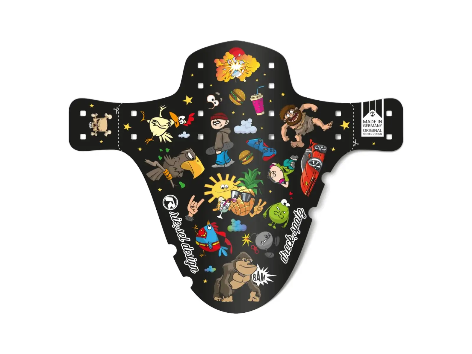 Rie:sel Dreck:spatz blatník Stickerbomb
