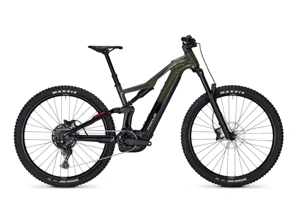 Focus Thron2 6.7 celoodpružené elektrokolo 600 Wh Urbangreen / Magicblack