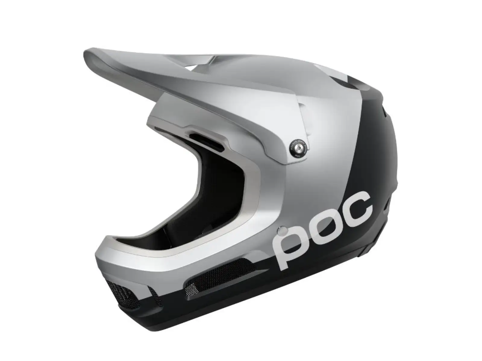 POC Coron Air MIPS přilba Argentite Silver/Uranium Black Matt