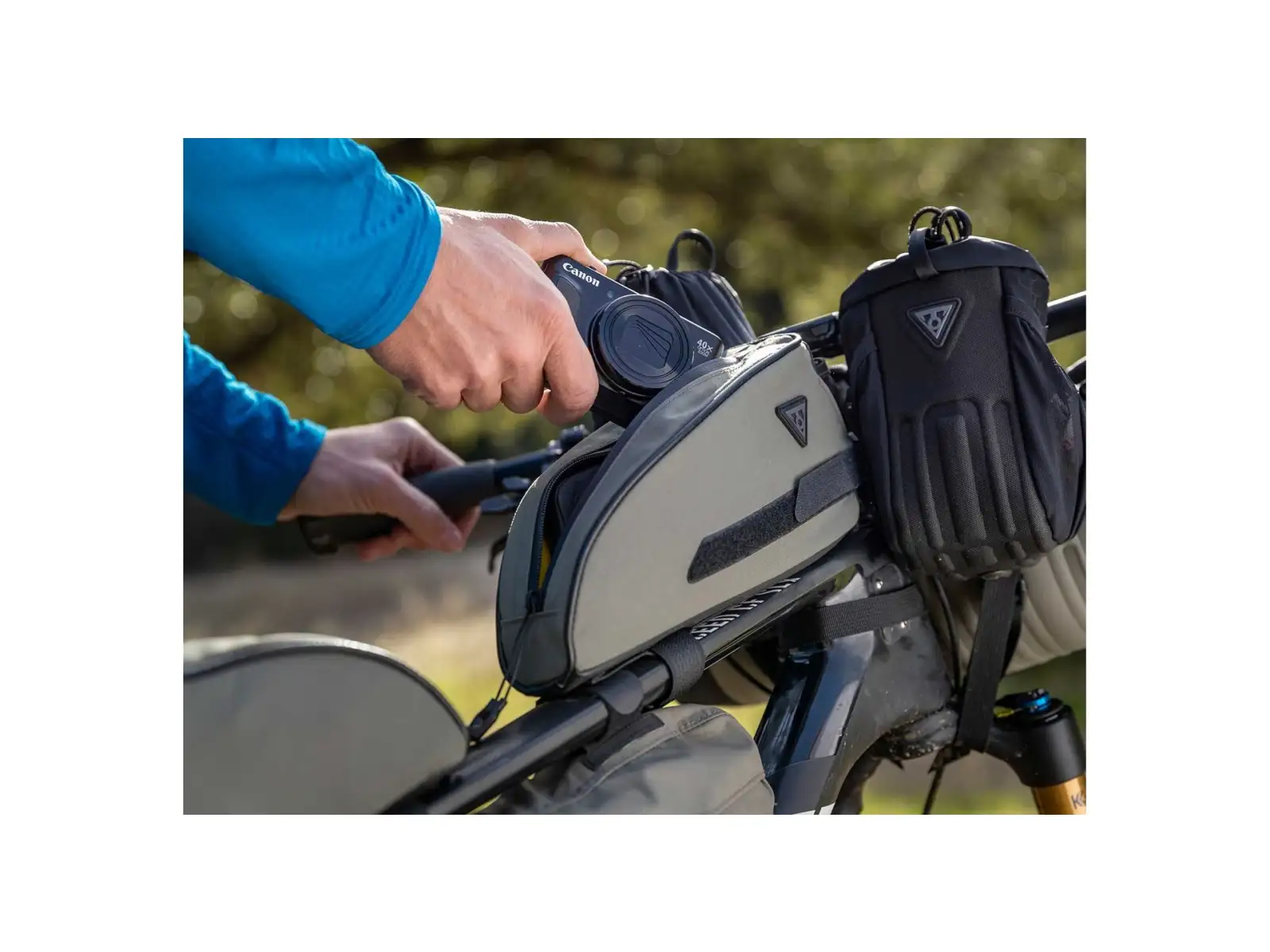 Topeak TopLoader brašna na rám 0,75 l zelená
