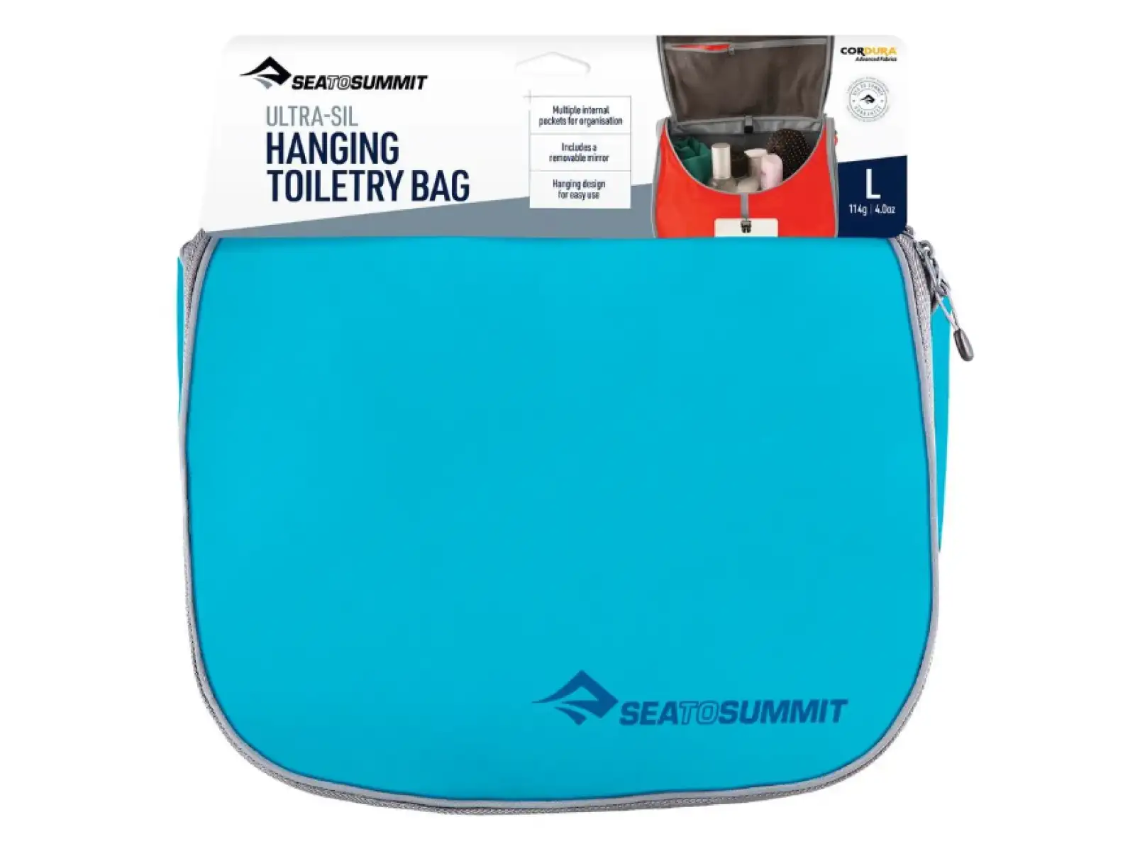 Sea to Summit Hanging Toiletry Bag Large závěsná toaletní taška Atoll Blue