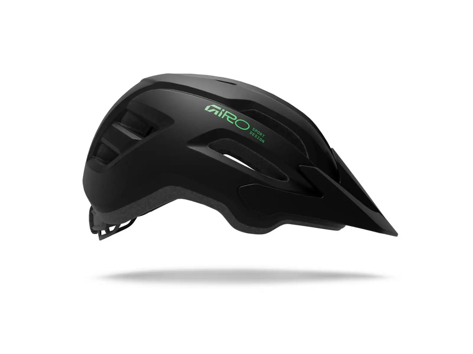 Giro Fixture II Youth dětská doprava Mat Black/Vivid Green