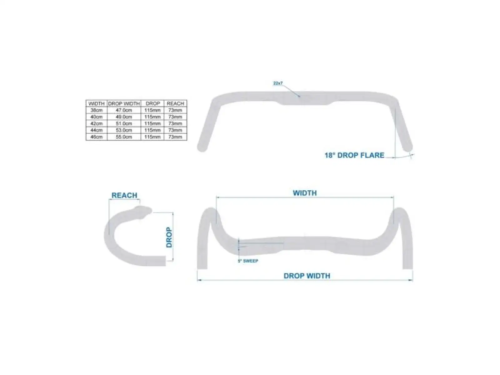 Ritchey Comp Butano Internal Routing 38 řidítka černá