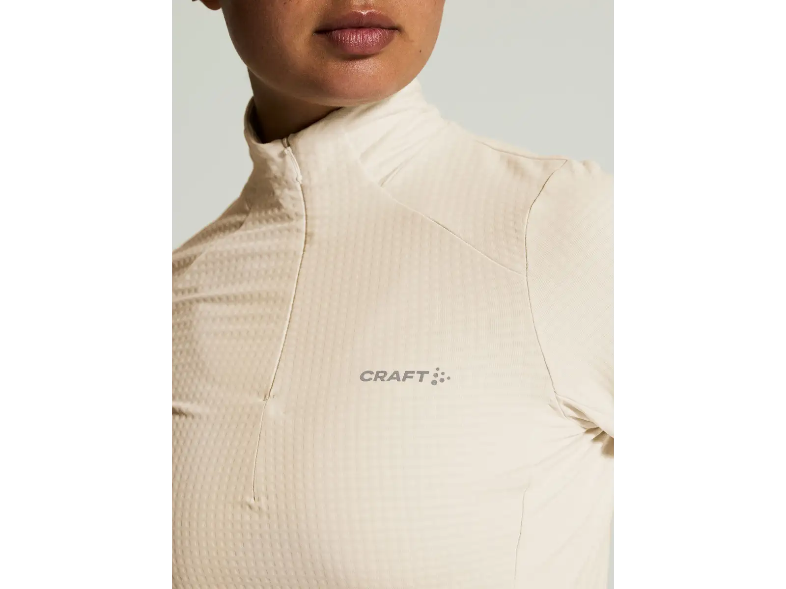 Craft Gain Thermal Midlayer 2 dámská mikina bílá