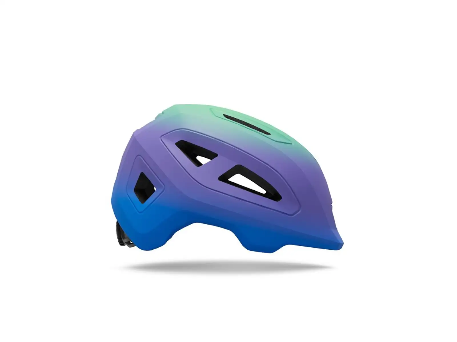 Giro Scamp II dětská přilba Mat Blue Jewel/Vivid Green Fade