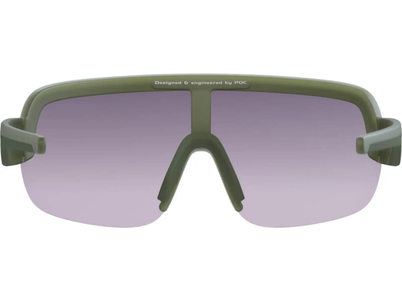 POC Aim cyklistické brýle Epidote Green Translucent