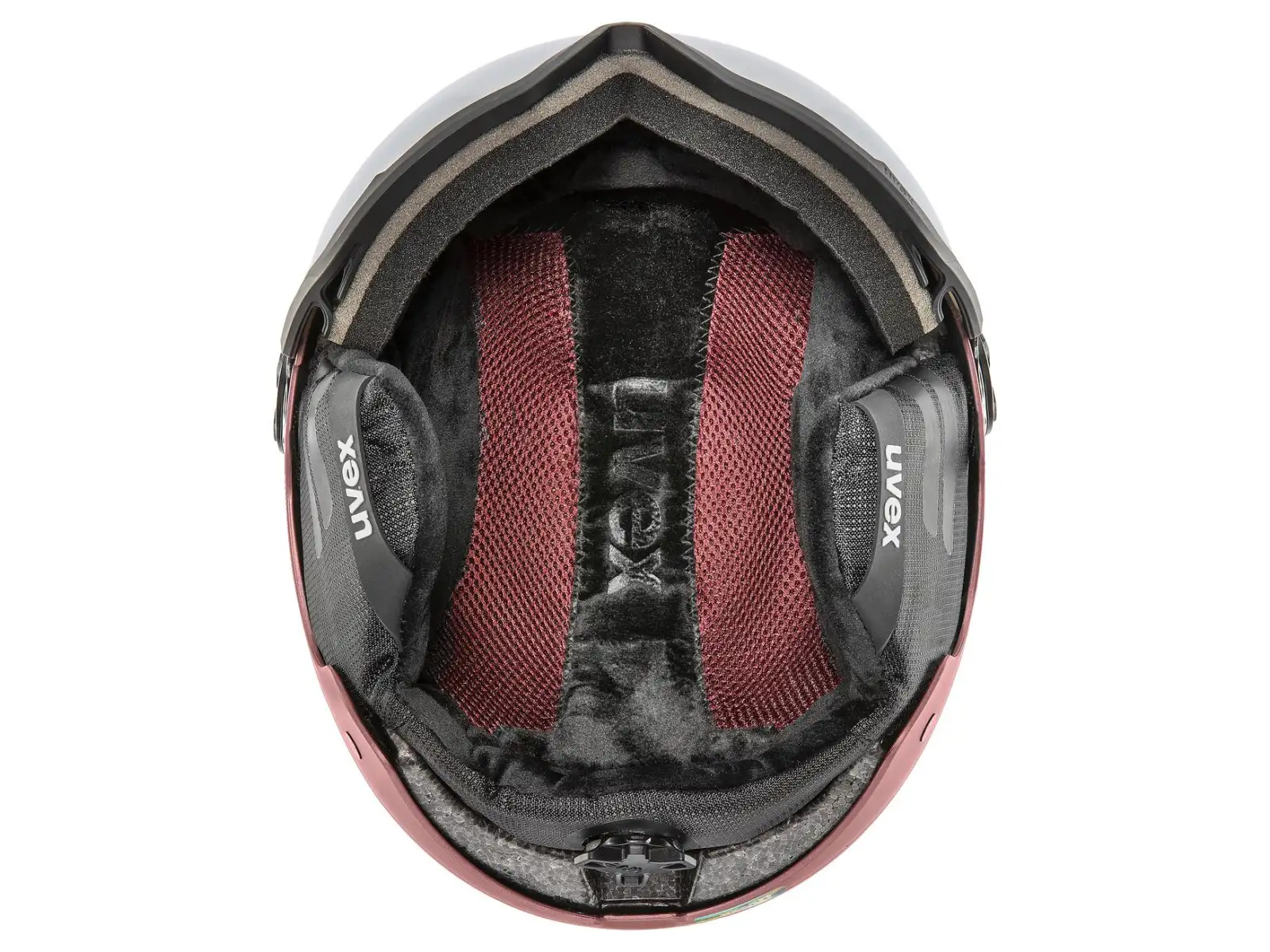 Uvex Wanted Visor lyžařská helma bramble/antique rose