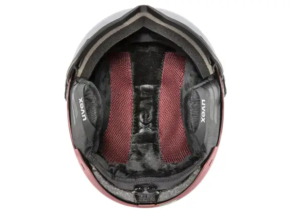Uvex Wanted Visor lyžařská helma bramble/antique rose