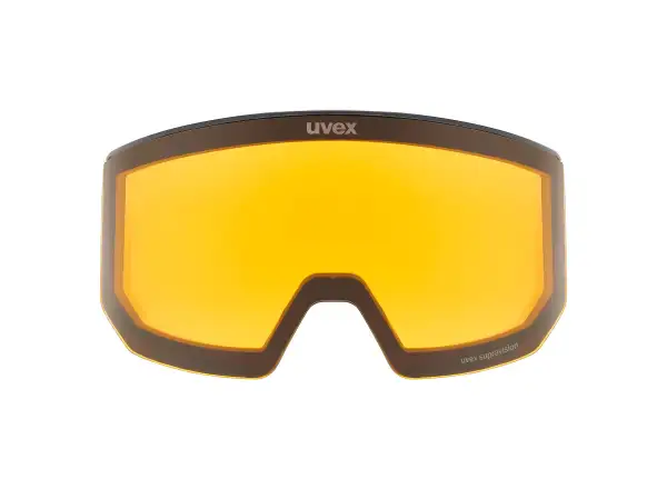 Uvex Lace Attract FM lyžařské brýle black matt/red - orange