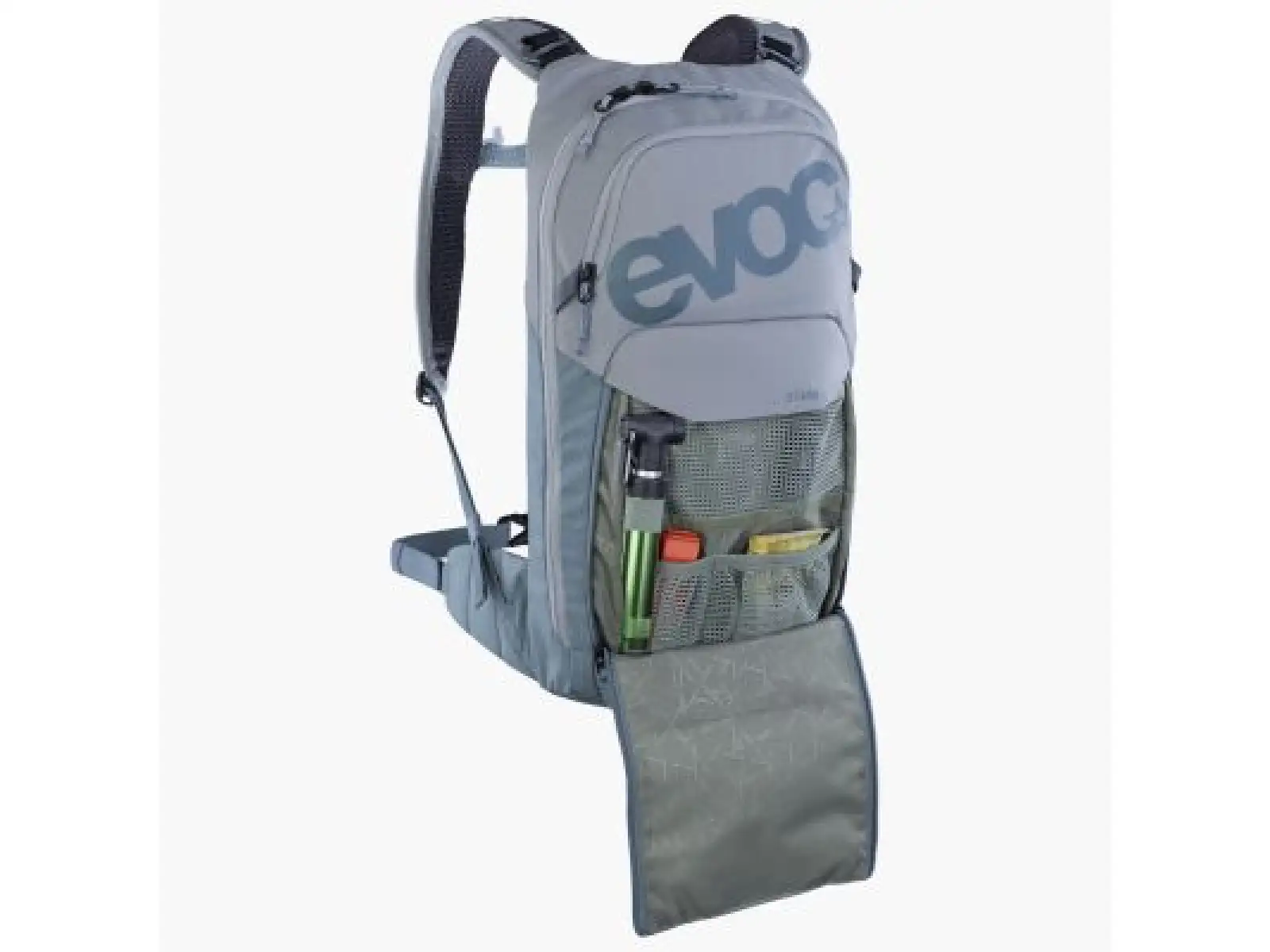 Evoc Stage 6 l batoh Stone Steel + Pitný vak 2 l