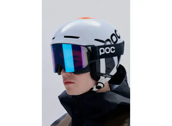 POC Obex Connect lyžařská přilba Hydrogen White/Fluorescent Orange AVIP