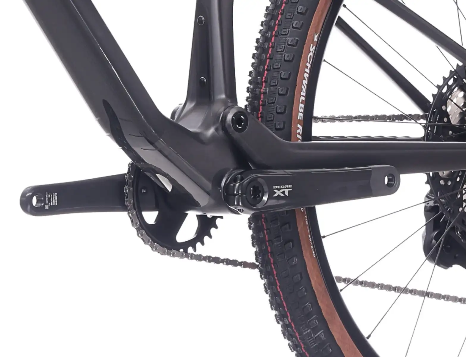 Superior XF 9.6 Team celoodpružené kolo Gloss Carbon/Red Carbon
