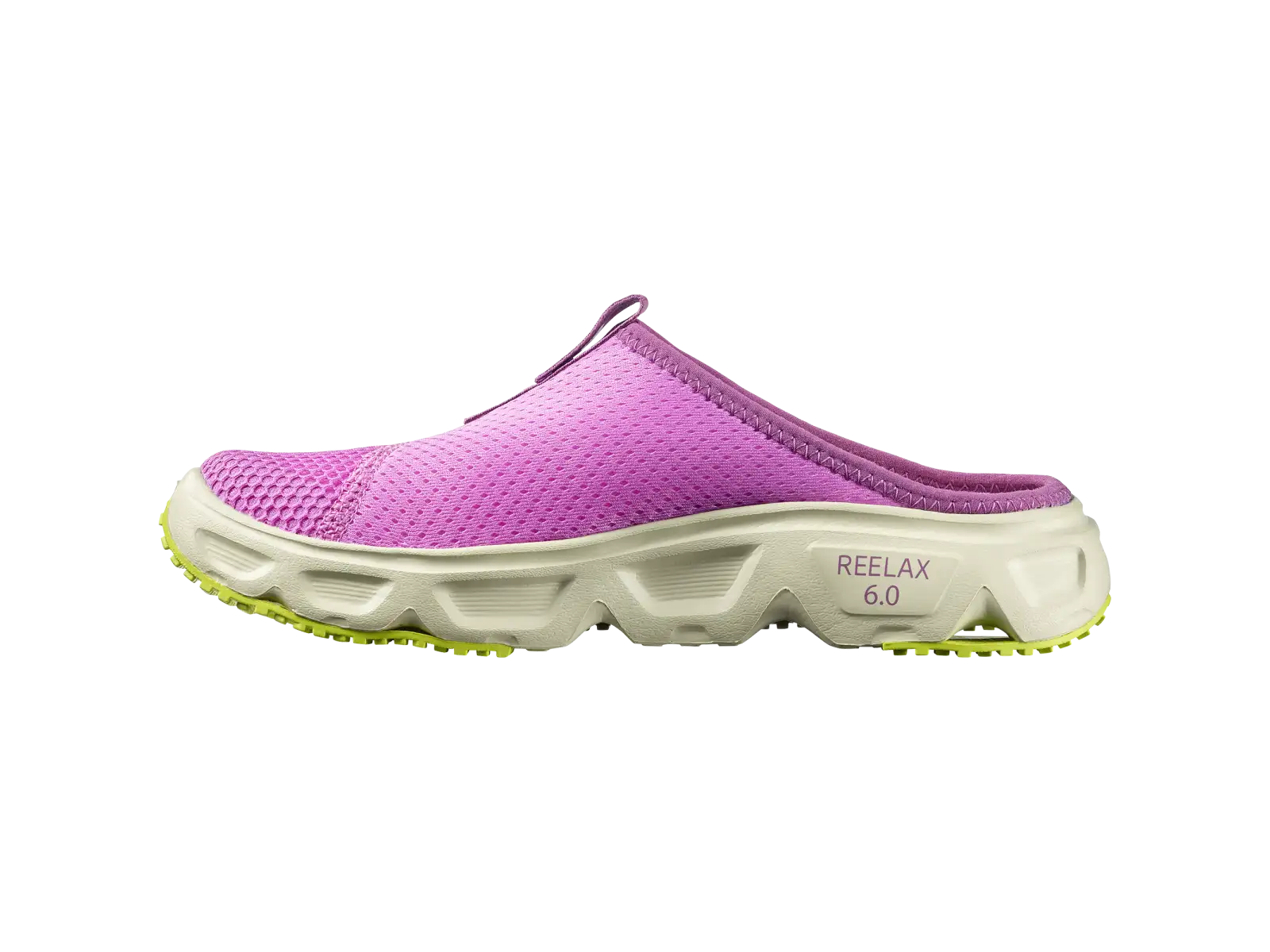 Salomon Reelax Slide 6.0 dámské pantofle Iris Orchid/Asparsgud Green/Acid Lime