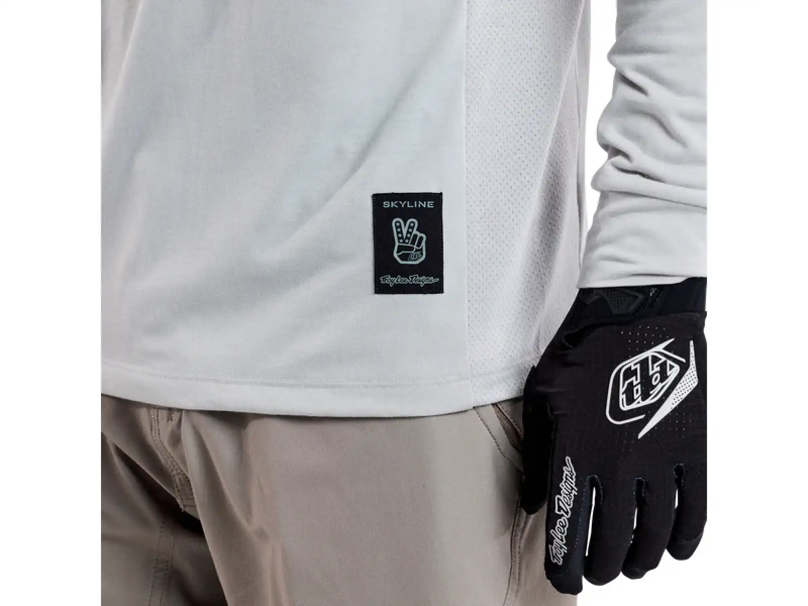 Troy Lee Designs Skyline Ride Tee Signature pánský dres dlouhý rukáv Mist