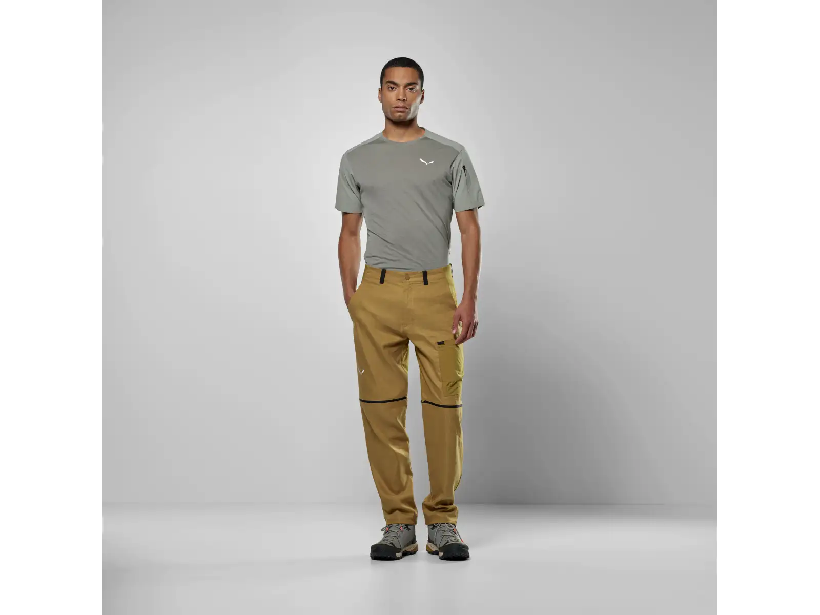 Salewa Puez Hemp/DST 2/1 pánské kalhoty Golden Brown