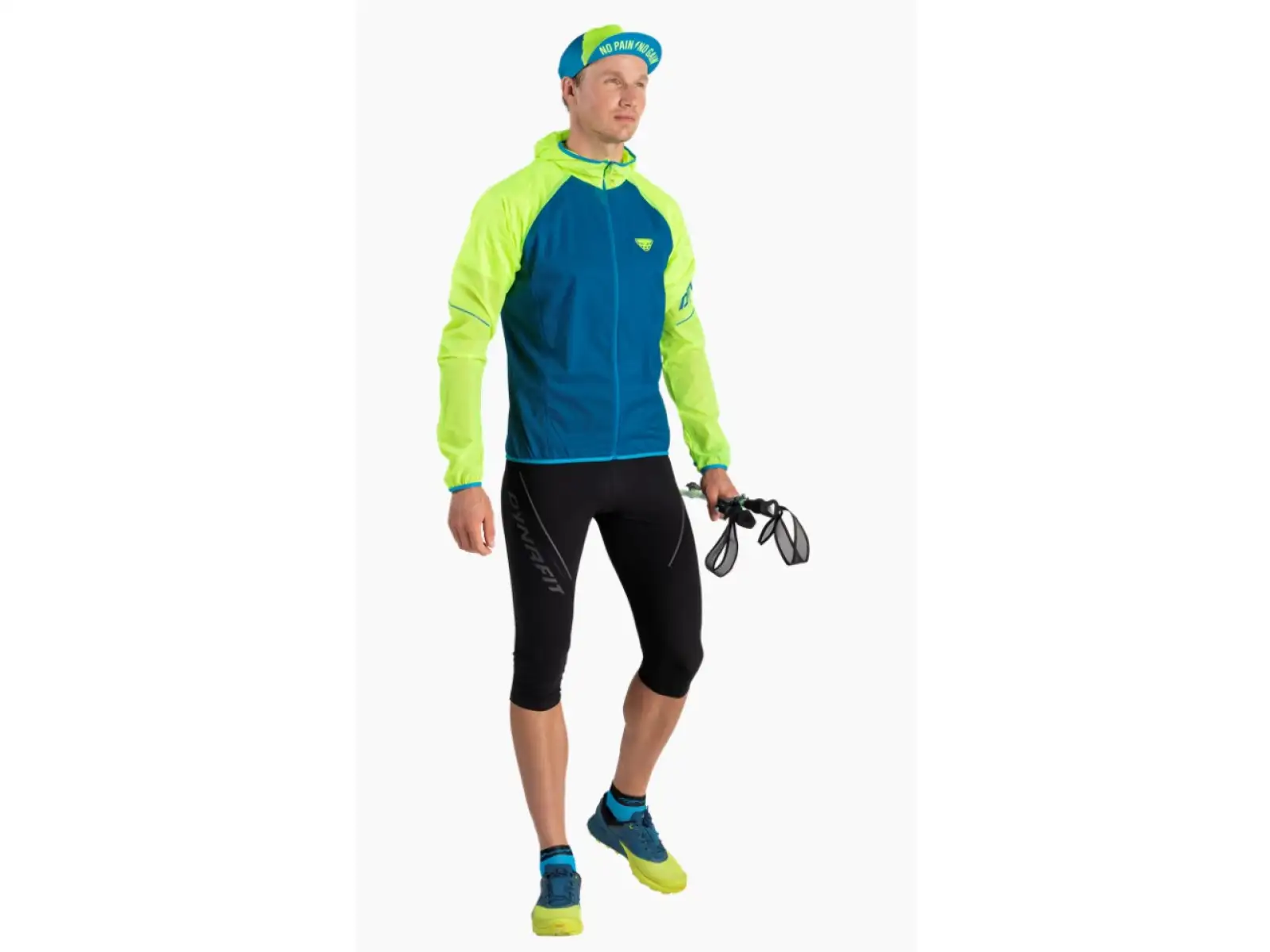Dynafit Alpine 2 pánské 3/4 běžecké legíny black out