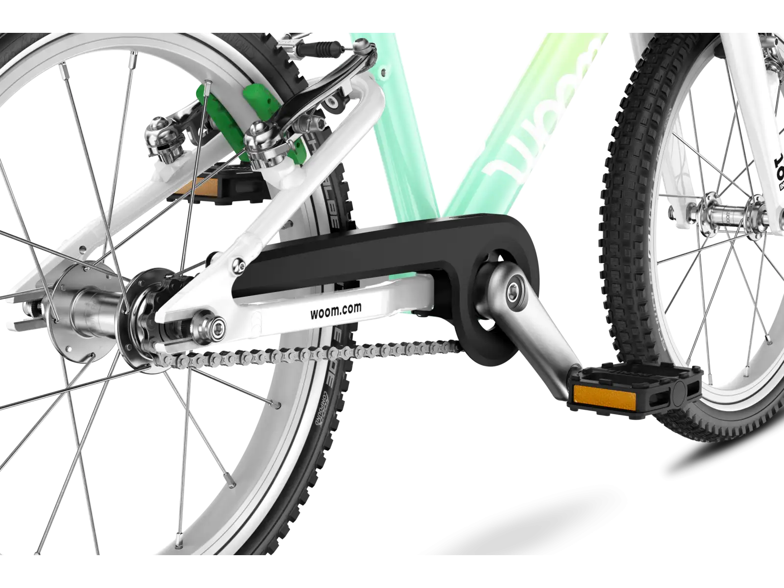 Woom GO 3 dětské kolo 16 Spearmint Crush Limited