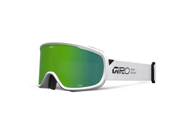 Giro Roam lyžařské brýle White Stacked/Loden Green/Yellow (2skla)