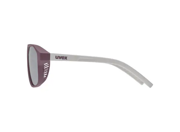 Uvex dětské sportovní brýle Cosmic Cranberry - Grey Matt/Mir. Silver