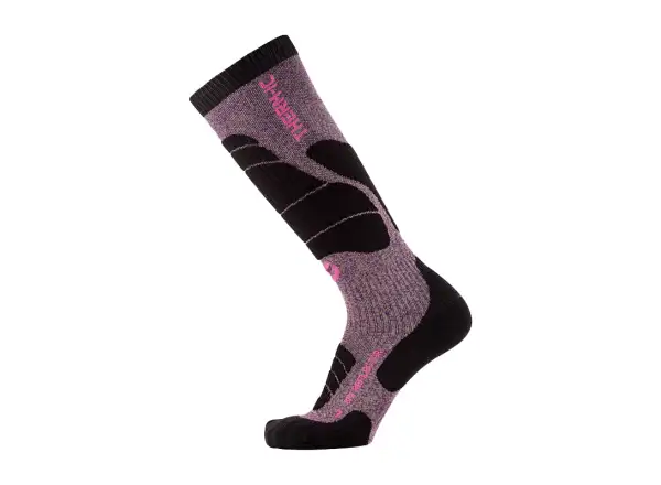 Thermic Ski Merino Reflector dámské ponožky purple/gold