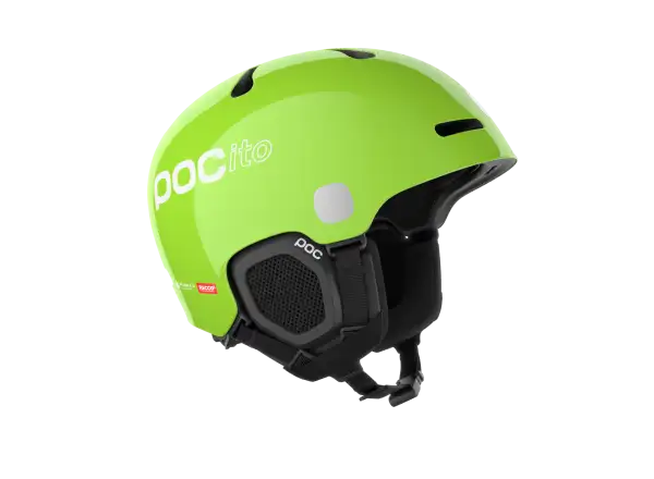 POC POCito Fornix MIPS dětská lyžařská přilba Fluorescent Yellow/Green
