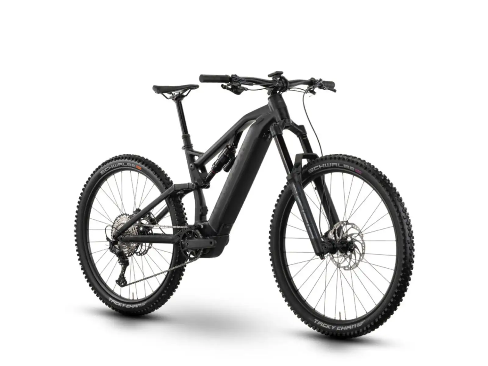 Raymon Trailray 170 Pro celoodpružené elektrokolo Black Stealth/Iridiscent