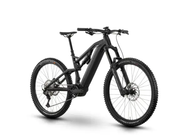 Raymon Trailray 170 Pro celoodpružené elektrokolo Black Stealth/Iridiscent