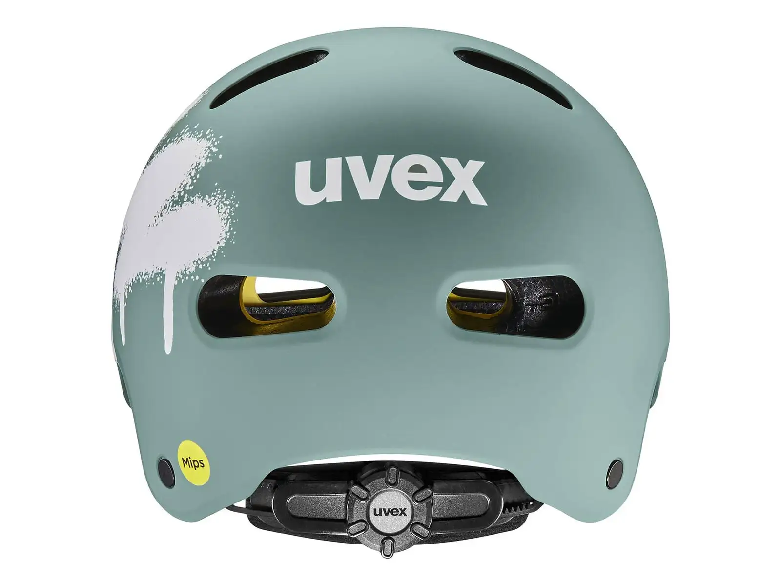 Uvex Kid 4 Style Mips dětská přilba Spray Sage Green Matt