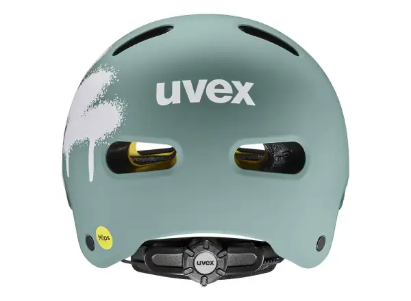 Uvex Kid 4 Style Mips dětská přilba Spray Sage Green Matt