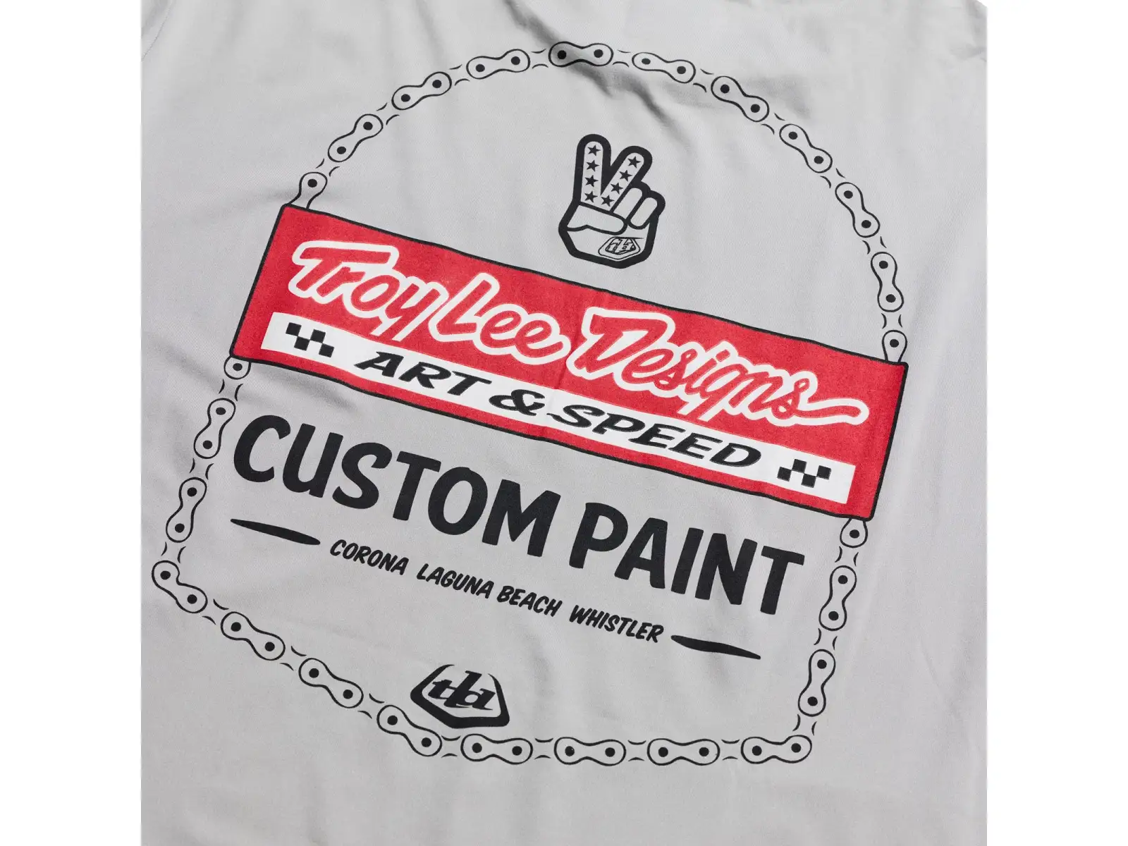 Troy Lee Designs Ruckus Ride Tee pánský dres dlouhý rukáv Custom Paint Mid Gray