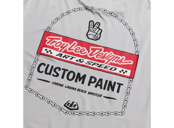 Troy Lee Designs Ruckus Ride Tee pánský dres dlouhý rukáv Custom Paint Mid Gray