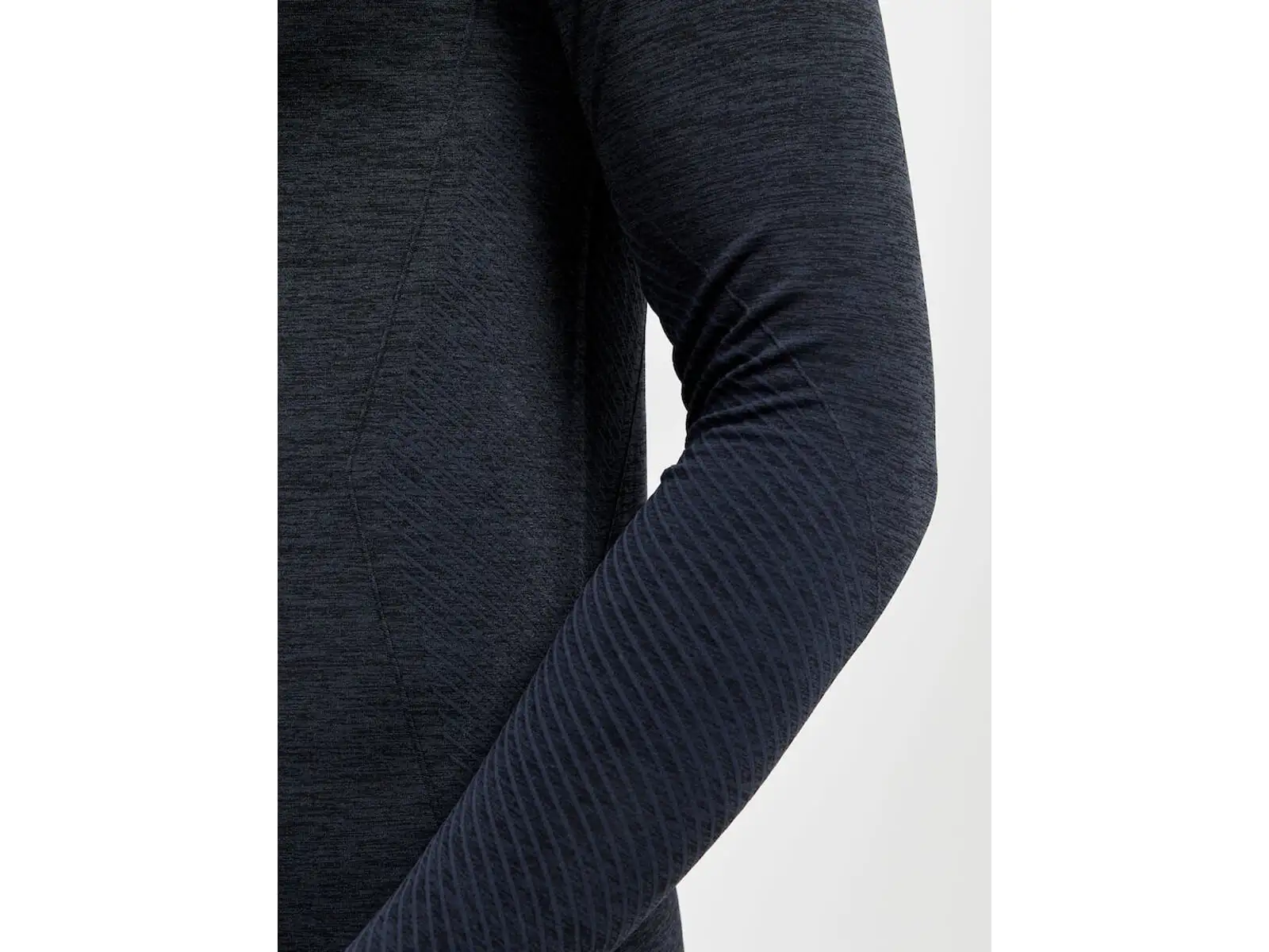 Craft Core Dry Active Comfort Zip pánské triko dlouhý rukáv černá