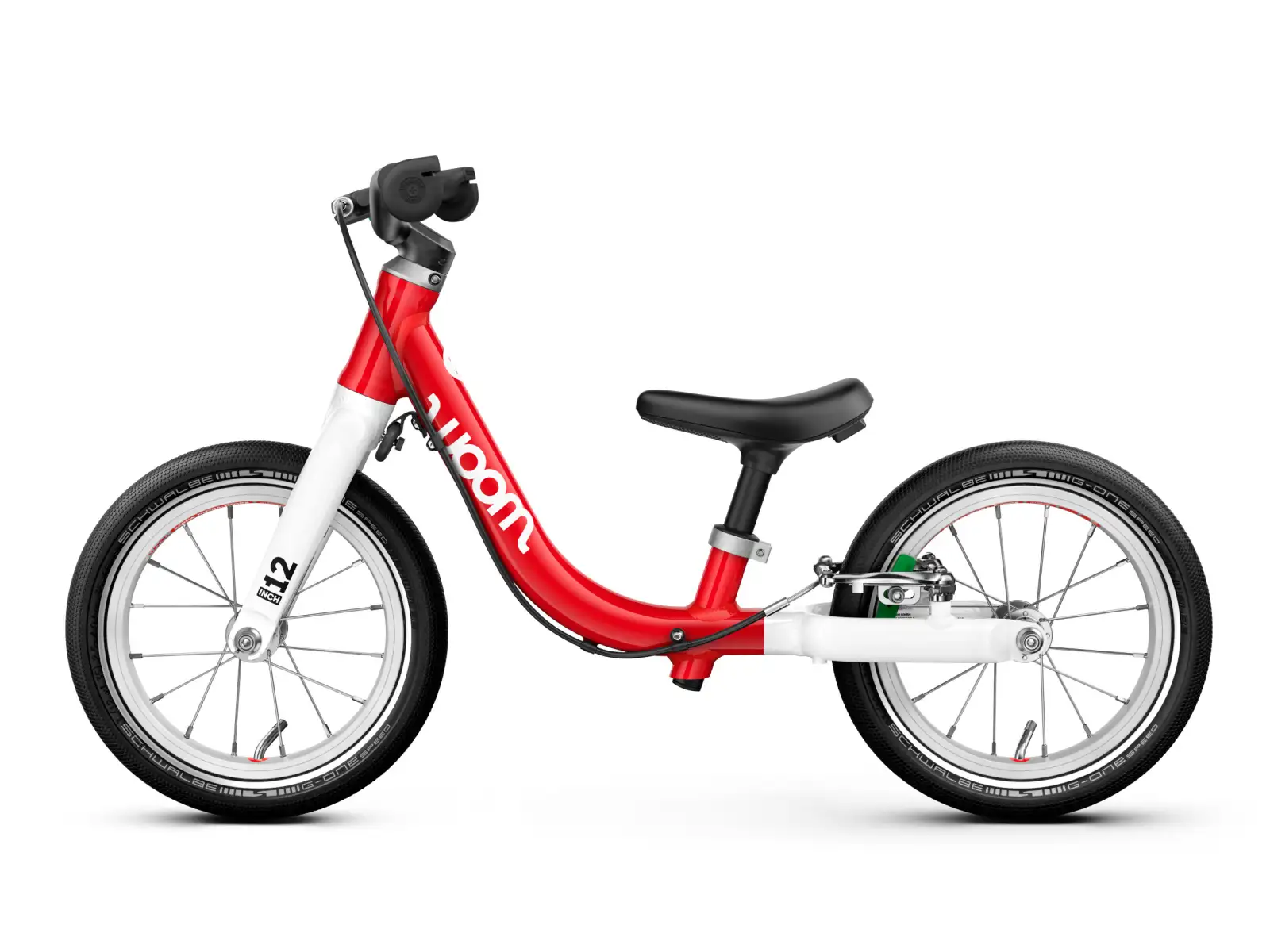 Woom GO 1 Red 12 dětské odrážedlo