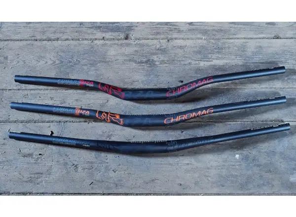 Chromag BZA MTB řídítka zdvih 25 mm černá/šedivá