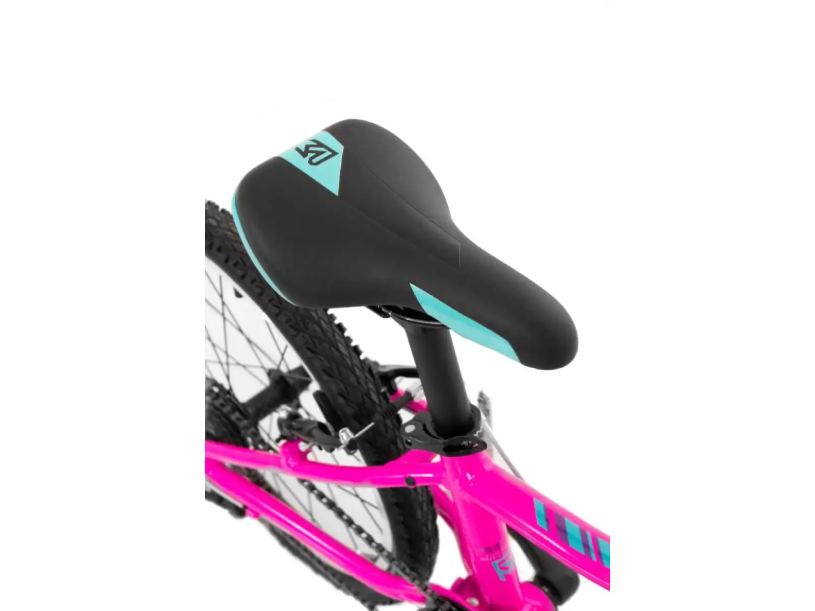 Rock Machine Catherine 20 dětské kolo Gloss Neon Pink/Violet/Neon Cyan