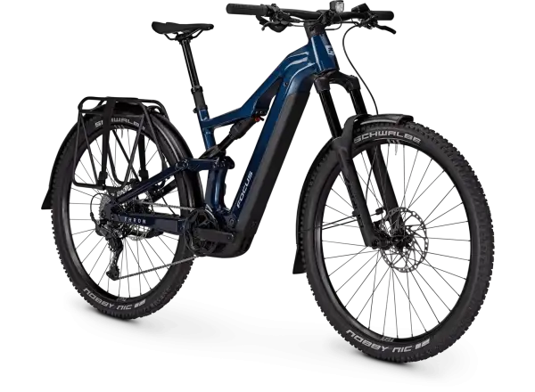 Focus THRON 7 EQP 720Wh celoodpružené elektrokolo Azurblue / Sydneyblue