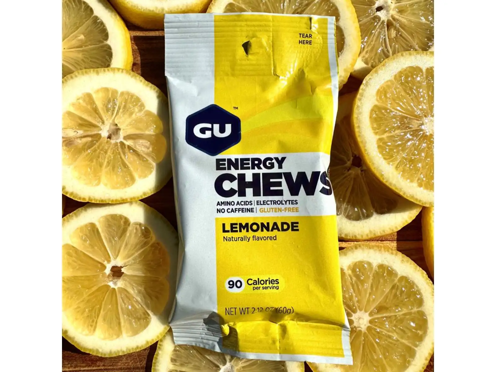GU Energy Chews bonbóny Lemonade 60g