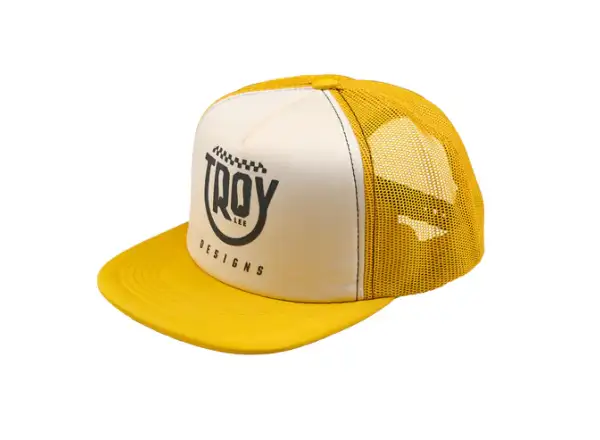 Troy Lee Designs Trucker Snapback Smiley kšiltovka Golden