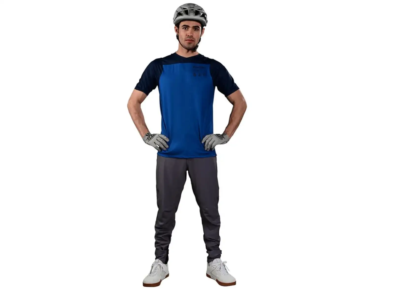 Troy Lee Designs Skyline Mono pánský dres krátký rukáv True Blue