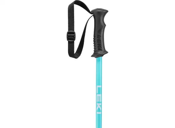 Leki Rider dětské sjezdové hole darkblue-light turquoise-white
