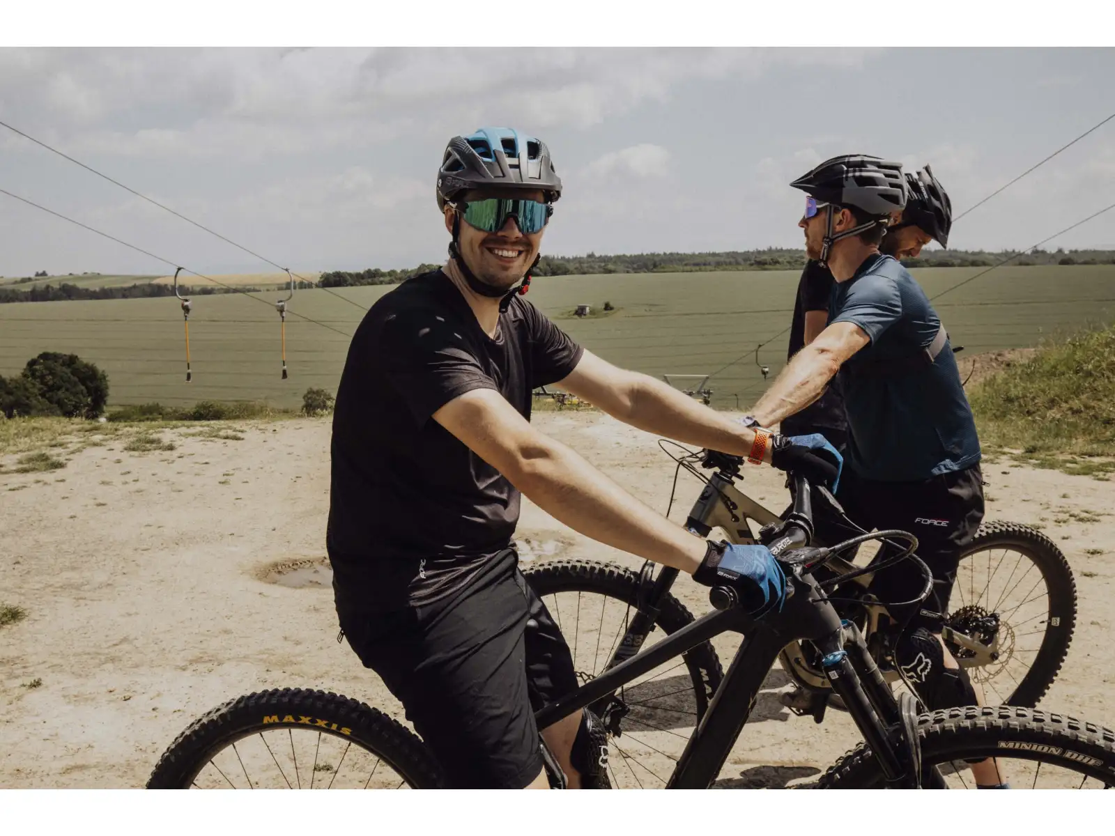 Force MTB Mount pánský dres krátký rukáv černá