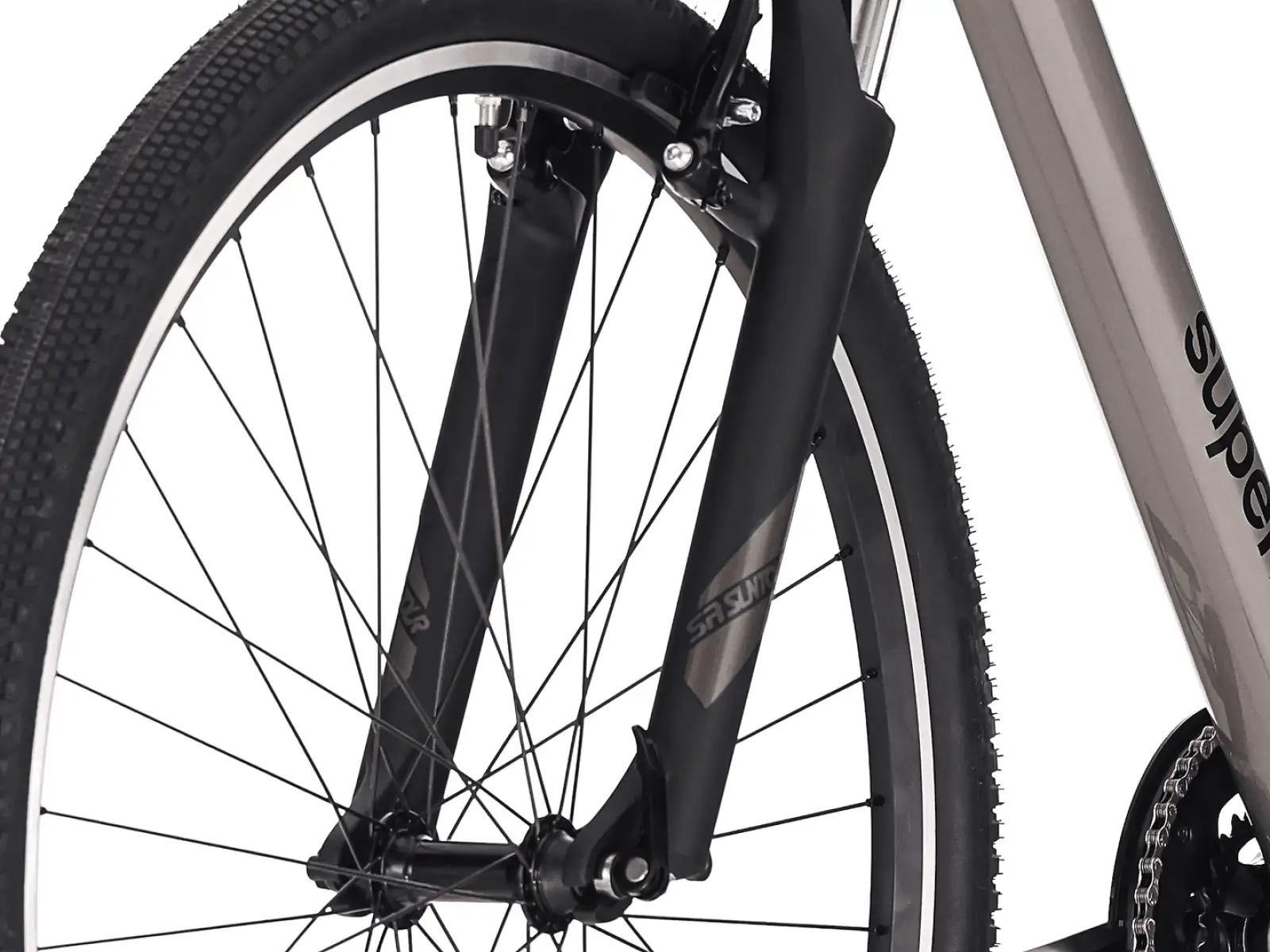Superior Blox 6.0 trekingové kolo Gloss Dark Chrome